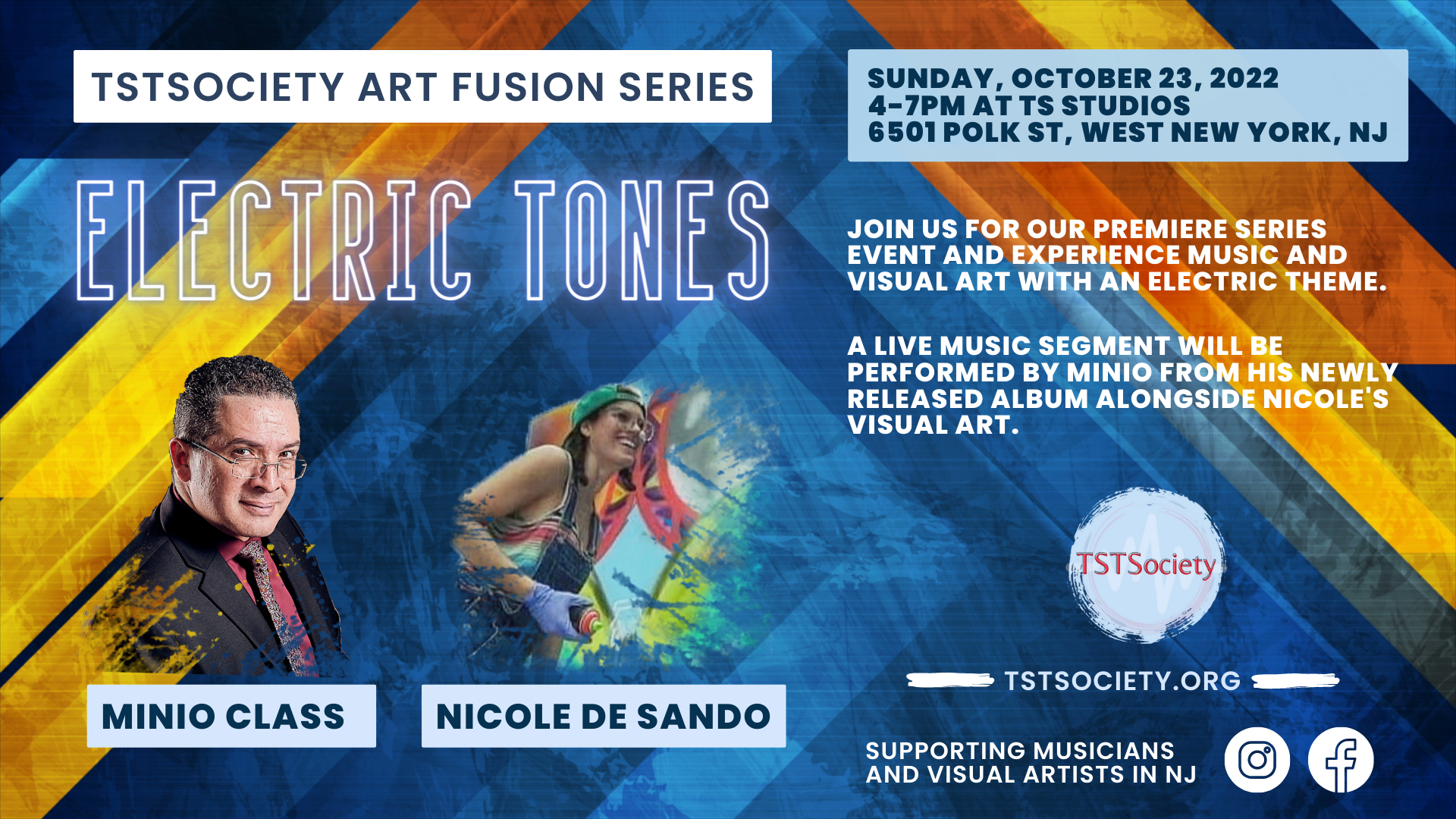 October 23 TSTSociety Art Fusion Poster
